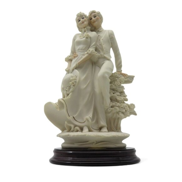 GIUSEPPE ARMANI Together Lovers 1992 Florence Italy Vintage Figurine 0888F - Picture 1 of 12